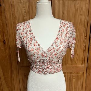 Forever 21 Floral Crop Top